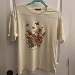 DAZY Butterfly garden French tee